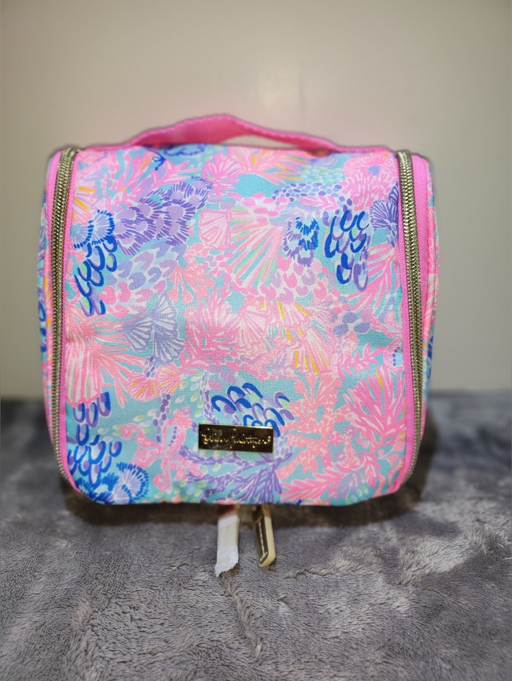 Lilly Pulitzer hanging travel case